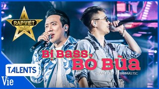 Rapper Thành Cry "debut" cùng Rhymastic bản "BỊ BASS BỎ BÙA" nghe thật catchy tại Rap Việt Concert