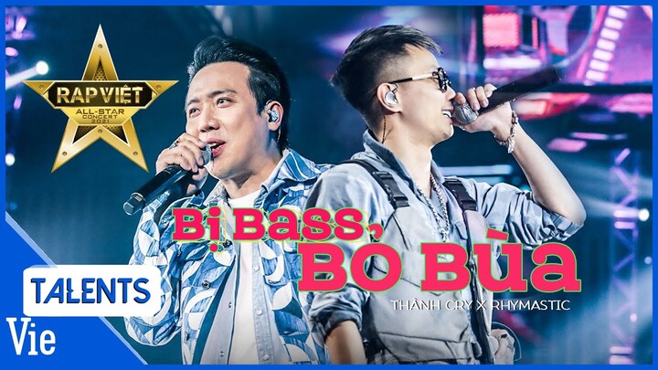 Rapper Thành Cry "debut" cùng Rhymastic bản "BỊ BASS BỎ BÙA" nghe thật catchy tại Rap Việt Concert