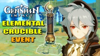 HOW TO COMPLETE ELEMENTAL CRUCIBLE EVENT in GENSHIN IMPACT (Coop Event)