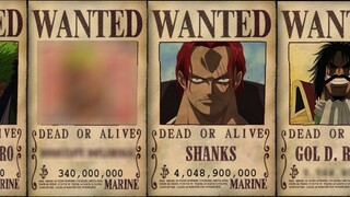 ONE PIECE Highest Bounties / Top 50