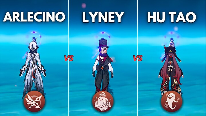Who is the BEST PYRO DPS?? Arlechino vs Lyney vs HuTao ! [ Genshin Impact ]