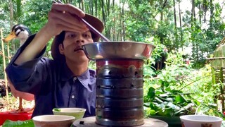 Út Lục Bình Nấu Nồi Lẩu Siêu Tí Hon Ăn Mừng Cùng Vít Vít