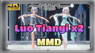 Luo Tianyi x2 / DAKETEN | 4K MMD / Desain Kain
