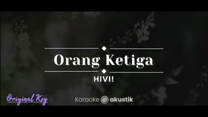Orang ketiga - G