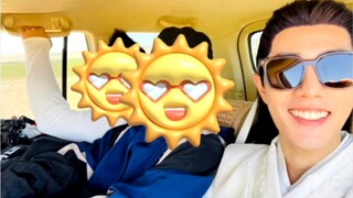 【Xiao Zhan】230711 Meeting Shi Ying in the desert before filming was completed