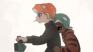 [splatoon3/oc chữ viết tay] Tôi đã quen với việc phải làm việc đến tận nửa đêm rồi