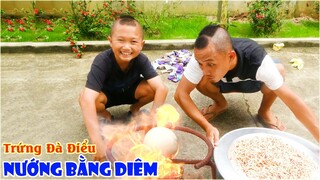 Trứng Đà Điểu Nướng Diêm - Mua Quả Trứng Đà Điểu 400k Siêu Khủng Thử Nướng Bằng Diêm Và Cái Kết