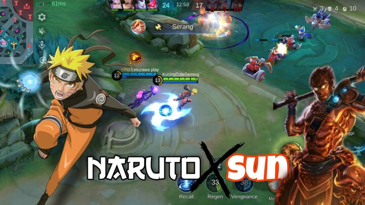 Ternyata Lebih Cocok Sun Pake Skin Naruto, Kage Bunshinnya Mirip ✌️🔥