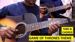 EPIC Game of Thrones Theme | Cover | Easy Guitar Lesson | Tabs & Chords | Instrumental