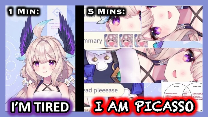 Enna when she's literally broken after game: