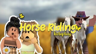 I WENT HORSE RIDING || Roblox Roleplay || Brookhaven || lxcy