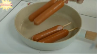 Bánh hot dog phô mai HQ phần 1 #mukbang