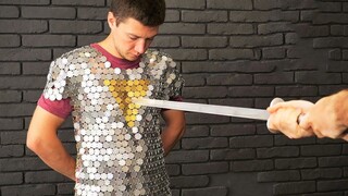 Just how impenetrable is this armor made of 1500 coins?