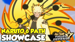 NEW 6 STAR NARUTO SHOWCASE *NEW META?!* | ROBLOX ALL STAR TOWER DEFENSE