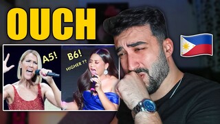 Filipinos Taking it HIGHER - International Singers vs Filipino Singers