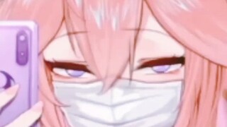 Yae Shinko: "Little guy~ Do you want me to help you relax? 😋"