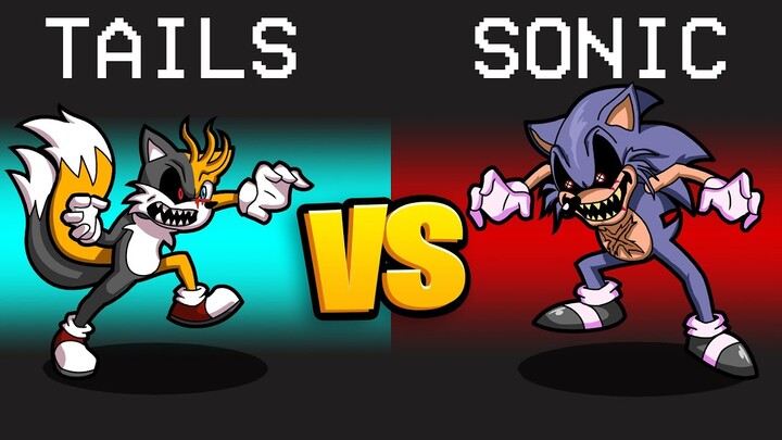 TAILS.EXE VS. SONIC.EXE Mod in Among Us...