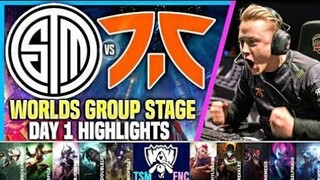 TSM vs FNC Highlight Chung Kết Thế Giới 2020 Vòng Bảng Ngày 1 | Team Solo Mid vs Fnatic