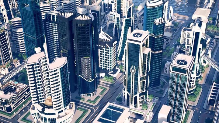 [Minecraft 4K] Future City - Star City