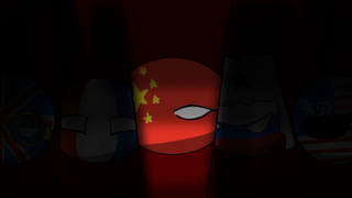 Hội họa|Polandball - Năm nước thường trực.