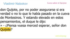 Vladimir Nabokov - Curso sobre el Quijote 3/3