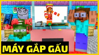 [ Lớp Học Quái Vật ] TRÒ CHƠI MÁY GẮP GẤU | Minecraft Animation