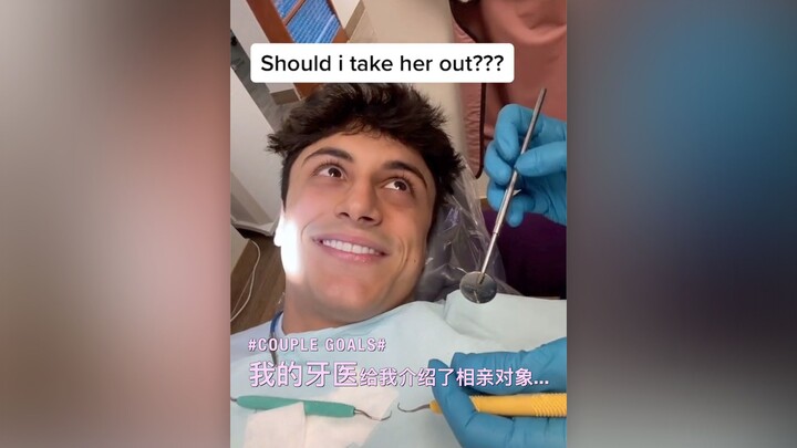 My dentist set me up on a blind date...