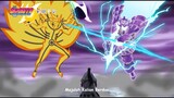 Boruto Episode 204 - Full Power Kurama Mode Naruto dan Susano'o Sasuke membuat Jigen Takjub