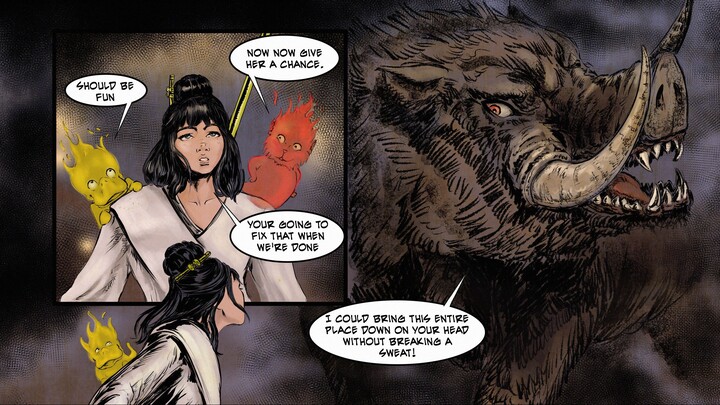 How to make a Comic Page in Clip Studio Paint and colour it in Photoshop