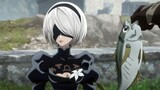 "2B is so cute when she shakes her head to refuse to eat fish~"
