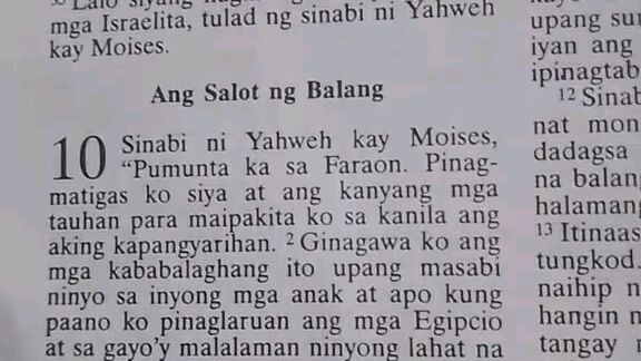 Pang Araw Araw na Talata.               Exodus 10:1-2