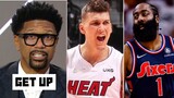 Tyler Herro outplayed both Tyrese Maxey & James Harden -Jalen Rose reacts to the Heat beat the 76ers