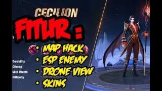 Banyak Fitur!! MAP Hack Mobile Legends Patch Cecilion