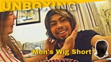 UNBOXING: Fashion Men’s Wig Short High Temperature Silk Synthetic Wig Full Wings