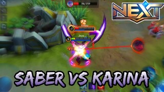 SABER VS KARINA? | Revamped Saber Gameplay | Saber Revamp Best Build 2020 | Mobile Legends