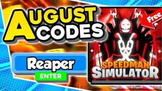 New "Speedman Update Working Codes 2021 in Roblox Speedman Simulator