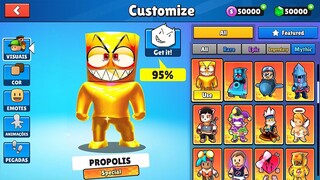 Skin do PRÓPOLIS no Stumble Guys!