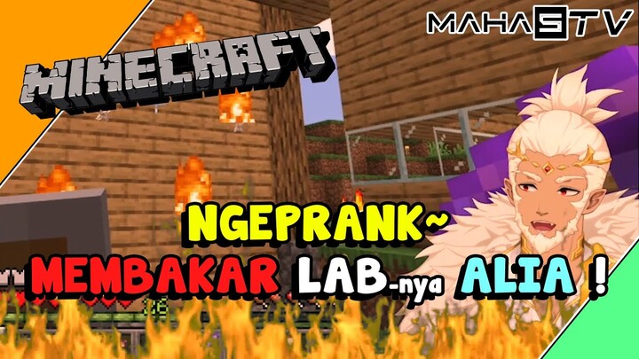 Spesial Hari Lebaran 1442H : Prank Bakar Lab Alia ! 😂 [ Vtuber Indonesia ]