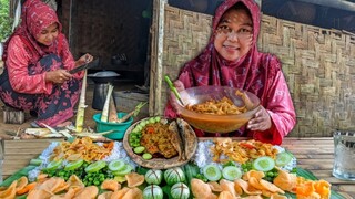 Nikmat Tak Terkira.. Masak REBUNG Hutan, Asin JAPUH, Lalapan Mentah, Masakan Kampung