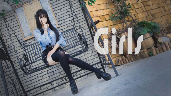 Girls dance cover♥ It's your girlfriend with long, straight black hair!