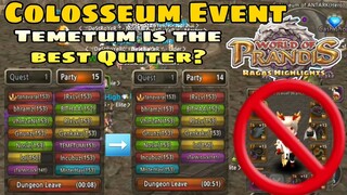 World Of Prandis | Colosseum Event With Temetum But He Quit | WOP Game Play