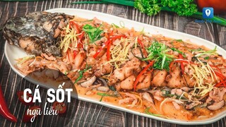 Hướng dẫn cách làm món CÁ SỐT NGŨ LIỄU| Feedy TV