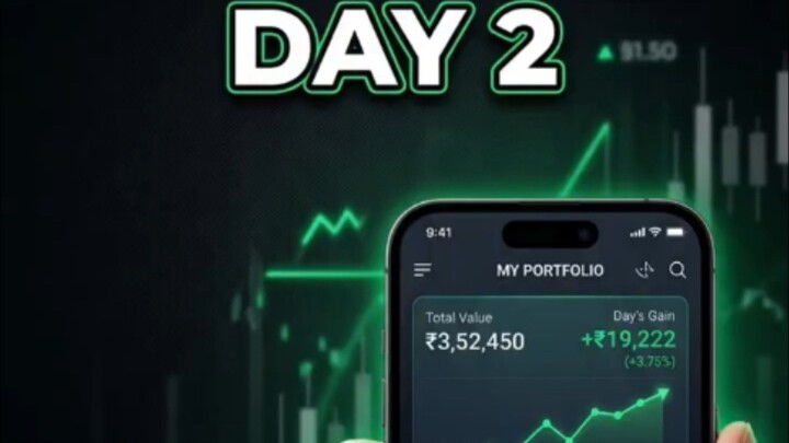 ₹0 to ₹1 Lakh Portfolio | DAY 2 | Real Investment Journey 📈