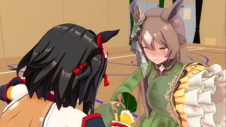 [Umamusume MMD] مبارزة من أجل ملكية المدرب