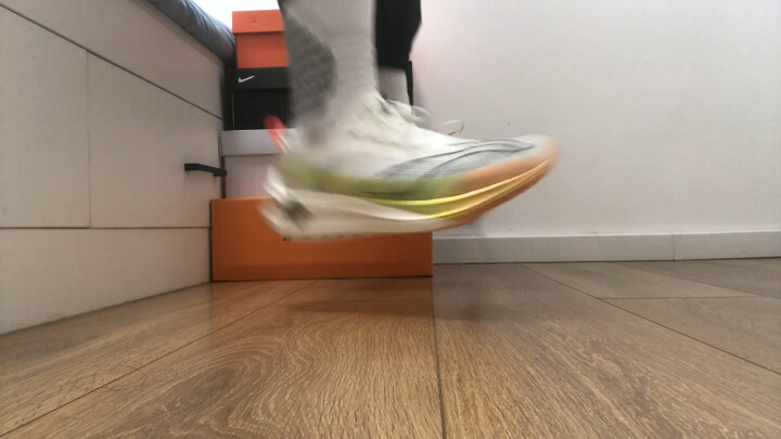New shoes have arrived—100 meters per like; we’re all about authenticity.
