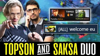 TOPSON & SAKSA Knows Exactly How To Play With Each Other - CLASSIC OG!