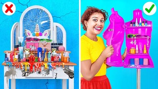 KIAT PARENTING TERBAIK || Ide DIY Dekor Mudah bagi Orang Tua dan Anak! Tips Makeover oleh 123 GO!