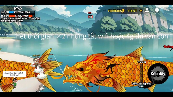 cách ×2 cá vĩnh viễn nhớ ko thoát ra thì ko mất