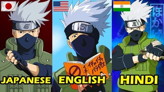Kakashi Naruto Hindi Dubbed vs English Dub vs Japanese Dub | Naruto Hindi Dubbed on Sony Yay