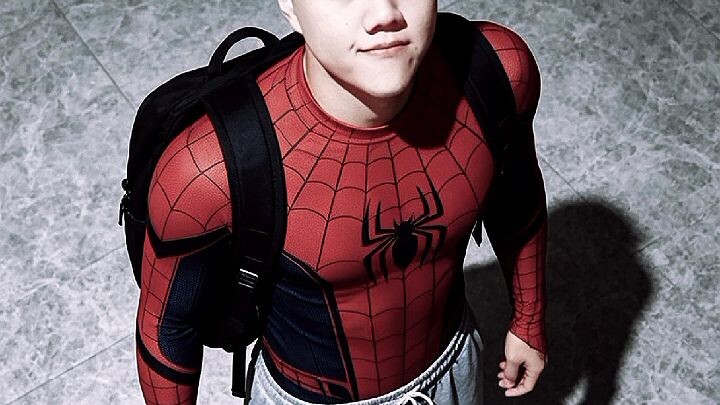Spider-Man cosplay.